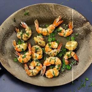 Butter Garlic Prawns 