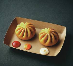 Veg  Pan Fried Bao (2 Pieces)
