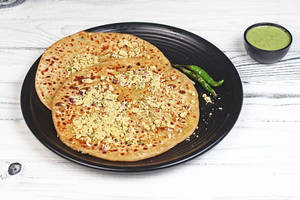 Sattu ka paratha with sabji