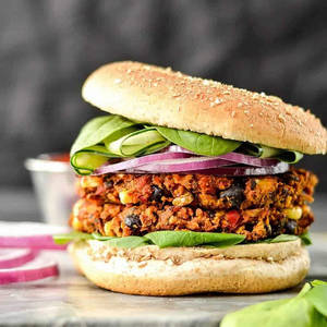 Double Aaloo Patty Burger