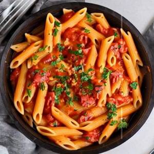 Tangy Red Mushroom Pasta