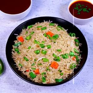 Schezwan Mushroom Fried Rice