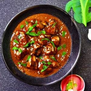 Mushroom Manchurian Gravy
