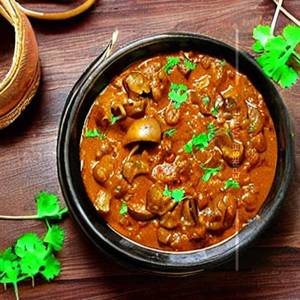 Mushroom Mutter Masala