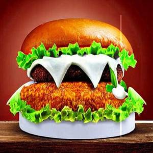 Super Tower Non-Veg Burger