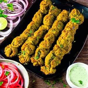 Makhmali Seekh Kebab