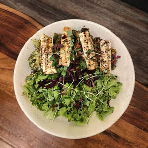 Grilled Vegetables & Warm Cottage Cheese Salad