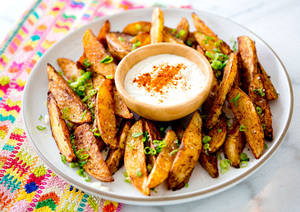 Potato Wedges With House Dip