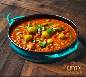 Ghar Jaisi Aloo Matar Tamatar Sabzi (Gravy)