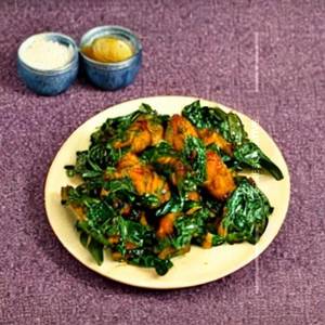 Chicken Spinach Crispy