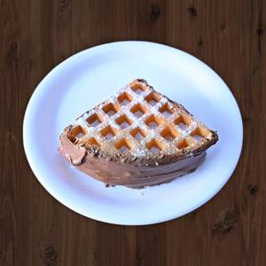 Milk Belgian Waffle Sandwich