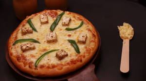 Double Cheese Paneer Capsicum Pizza[7Inches]