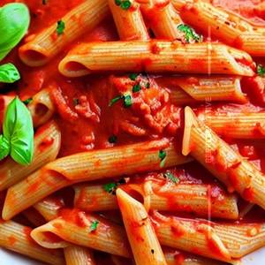 Red sauce pasta
