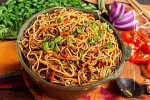 Veg Burnt Chilly Noodles