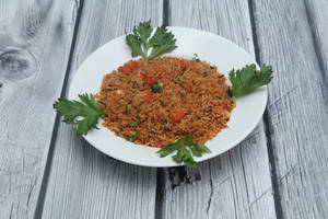 Veg Burnt Garlic Fried Rice