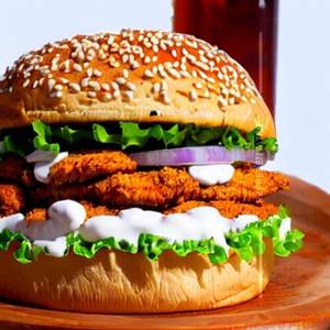 Chicken Shawarma Burger