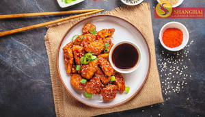 Chilli Garlic Pepper Chicken In Tangra Style (half)