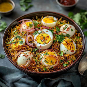 Egg Biryani [ 2 Egg/ 450ml/