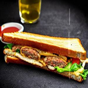 Cheesy Sausage Sandwich