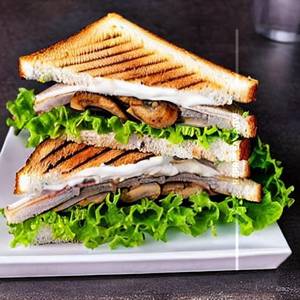 Mushroom Club Sandwich