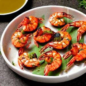 Hot Garlic Prawns Dry
