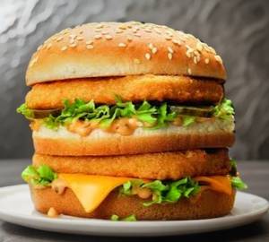 Chicken Double Patty Burger