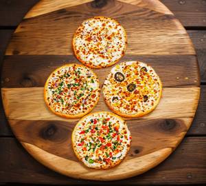 4 Pizza Veg Double Combo 