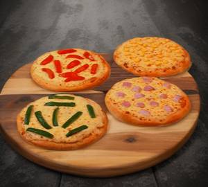 Combo of 4 pan pizzas