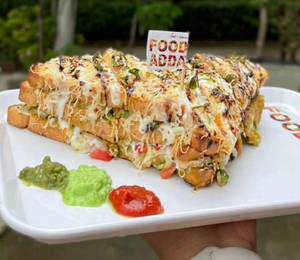 Jain Special Ulta Pulta Melting Cheese Sandwich