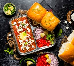 Paneer Pav Bhaji [ 1 Plate ]