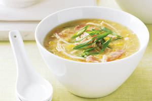 Sweet Corn Chicken Soup