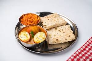 1 Egg Curry With 4 Roti