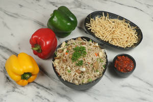 Veg Burnt Garlic Rice