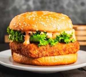 Paneer Schezwan Burger