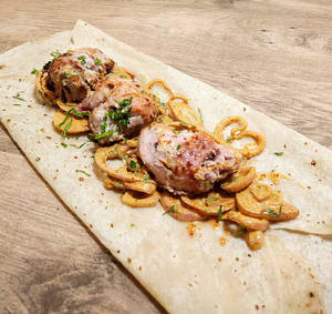 Chicken Malai Tikka Rumali Roll