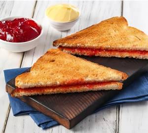 Bread Butter Jam Toast                