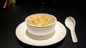 Chicken Burnt Garlic Soup