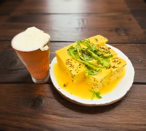 Dhokla 500g & 3 Special Lassi Commbo