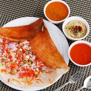 Ghee onion dosa