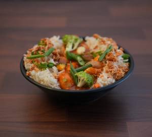 Veg Kung Pao & Burnt Garlic Rice Bowl