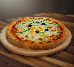 Cheese And Corn Capsicum Onion Pizza [8 Inch]