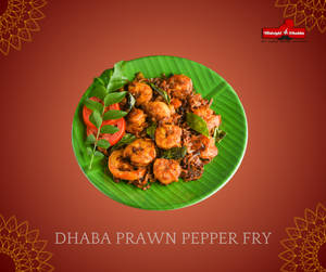 Dhabba Prawn Pepper Fry