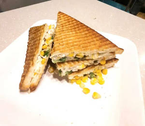 Corn Capsicum Sandwich Grilled