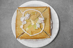 Russian Salad Sweet And Cold Grilled Sandwich