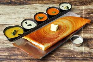 Butter Paneer Masala Dosa.
