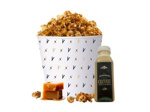 Large Caramel Popcorn & Cold Coffee Combo