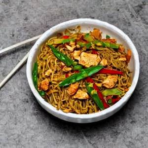 Chicken Pan Fried Noodles     