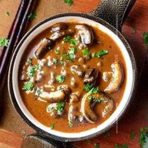 Chilly Mushroom Gravy