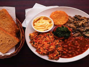 The Eggless Desi Breakfast