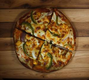 Paneer tikka pizza